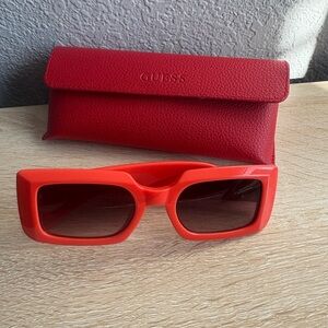 Bold Red Sunglasses